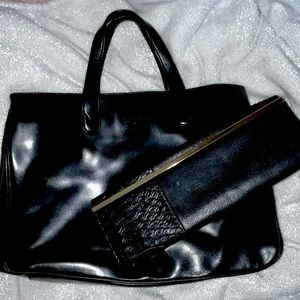 Kesslord tote and Big Buddha clutch combo
